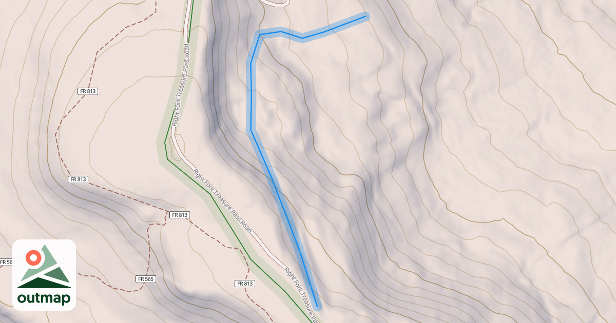 Map of Bonanza Trail