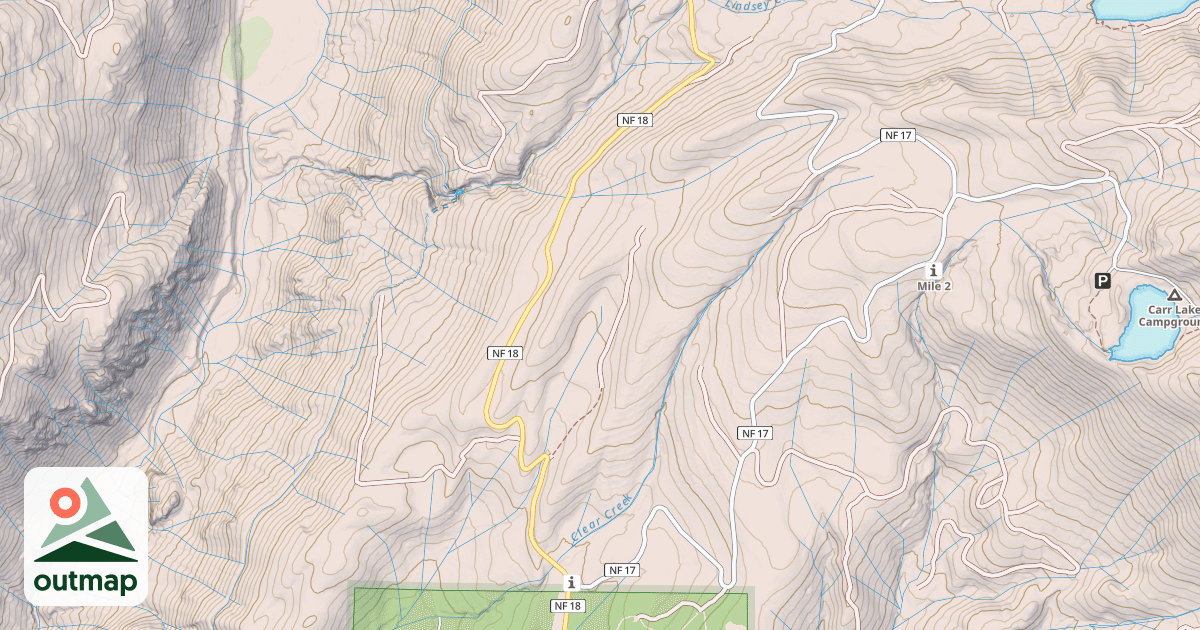 Map of BOWMAN LAKE