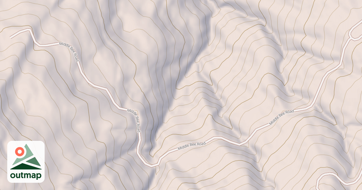 Map of MIDDLE BEE
