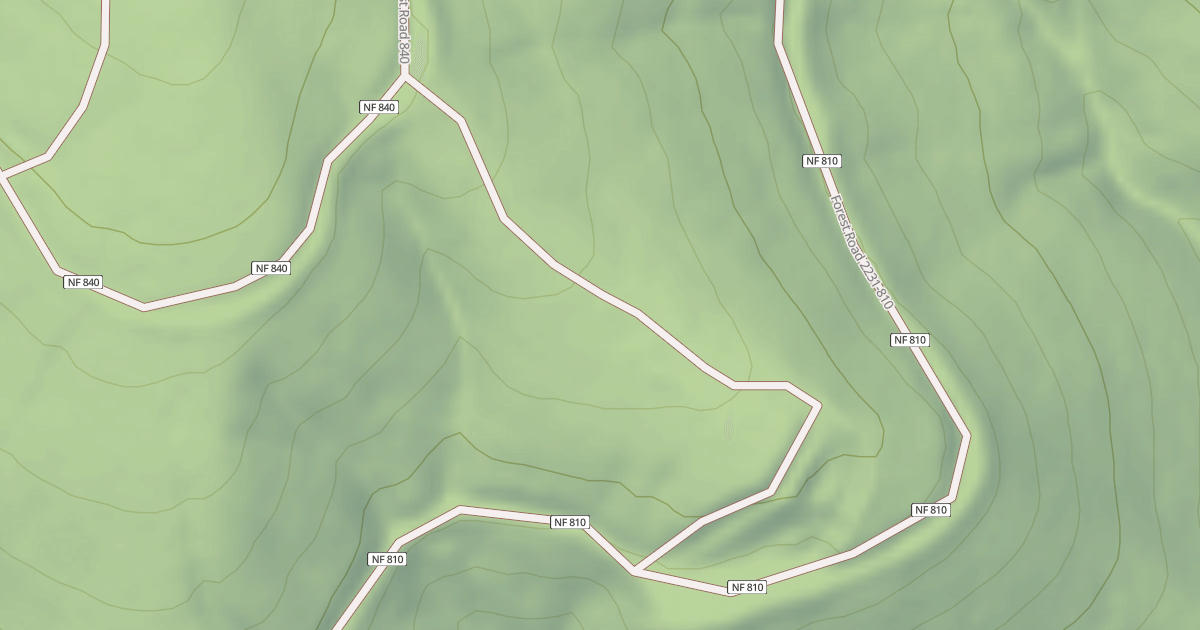 Map preview of USFS Motor Vehicle Use Map Roads {241D8669-61C0-47DC-92F7-6449D407AEBF}