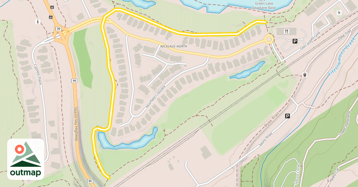 Map of Green Lake Loop