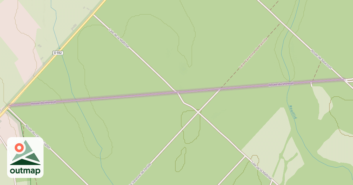 Map of Route du Vivreuil