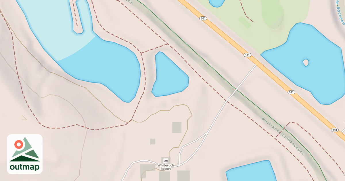 Map of Town Loop Trail
