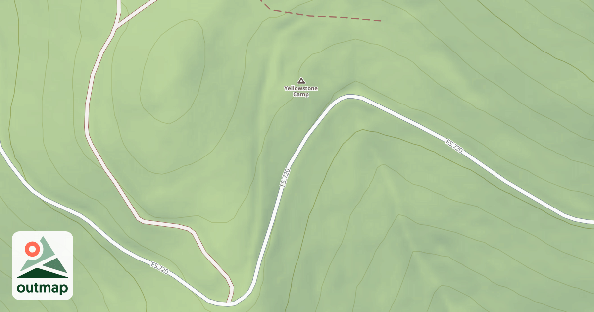 Map of (FDR) YELLOWSTONE CAMP