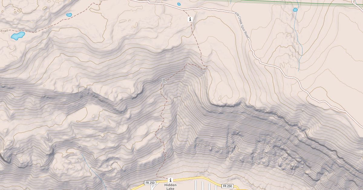 Map preview of HIDDEN LAKE