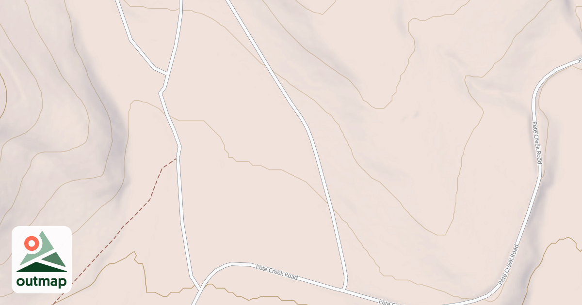 Map of WEST PETE CREEK