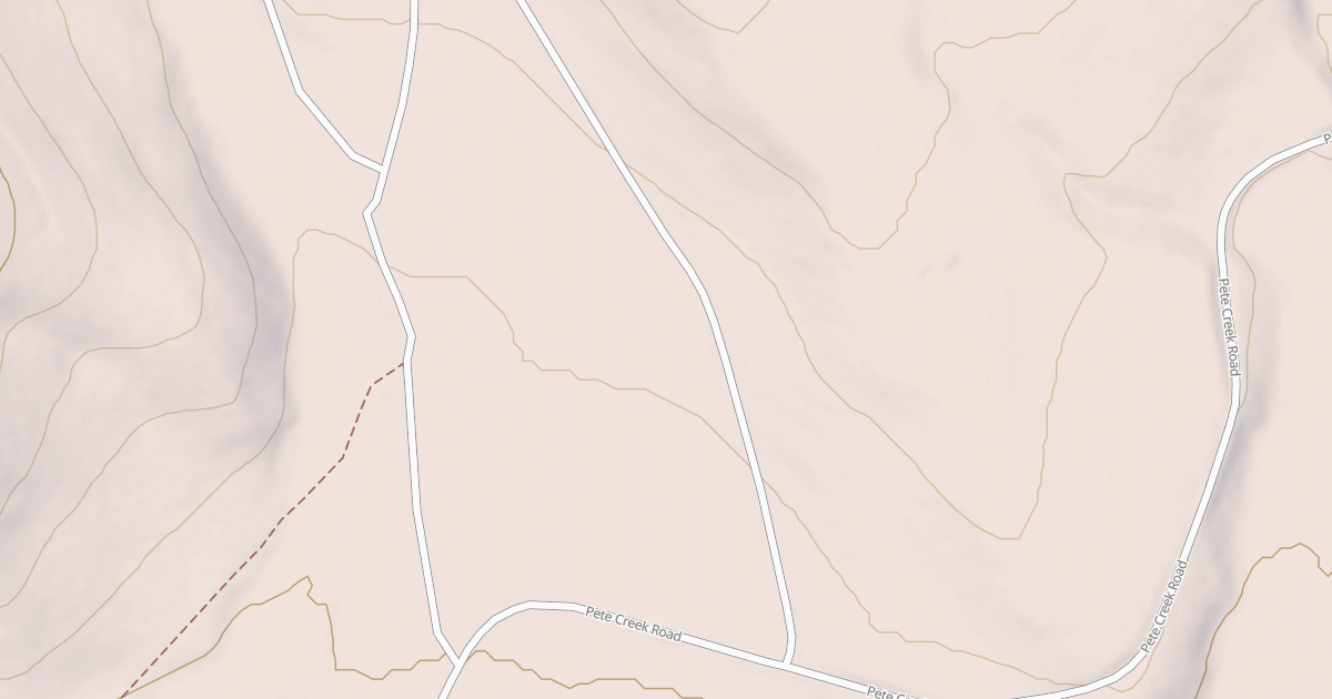 Map preview of WEST PETE CREEK