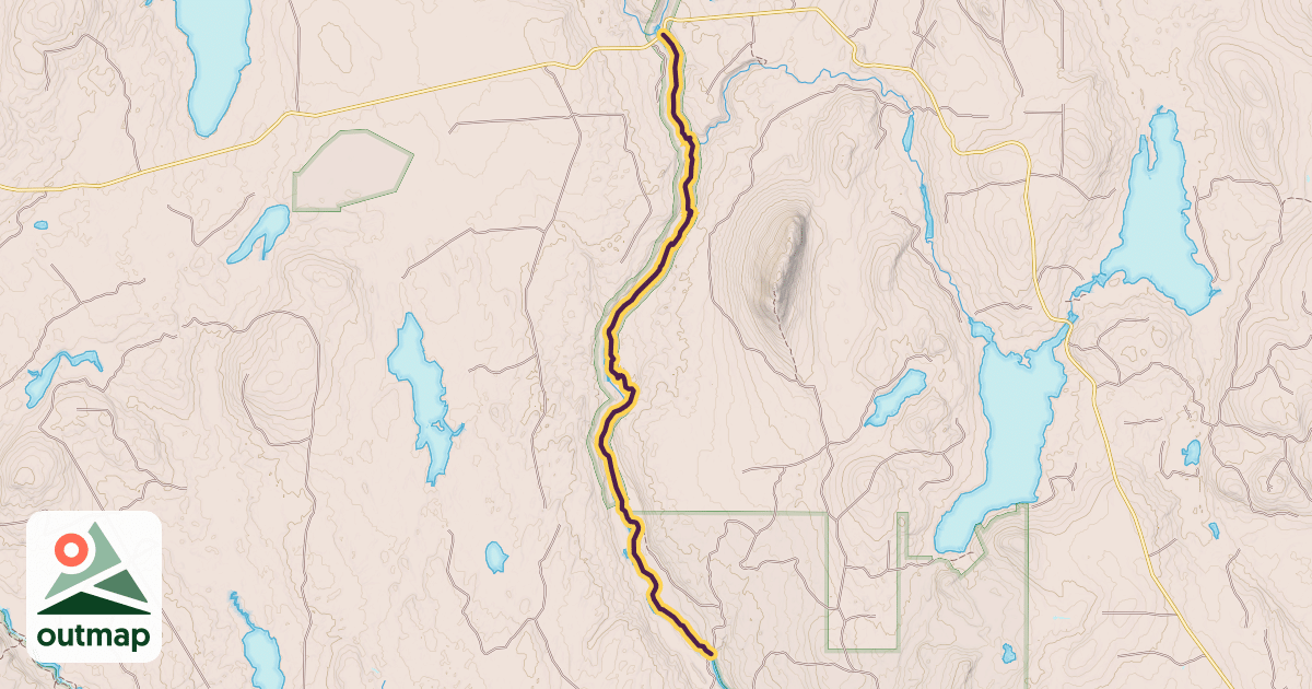 Map of Sebois Riverside Trail