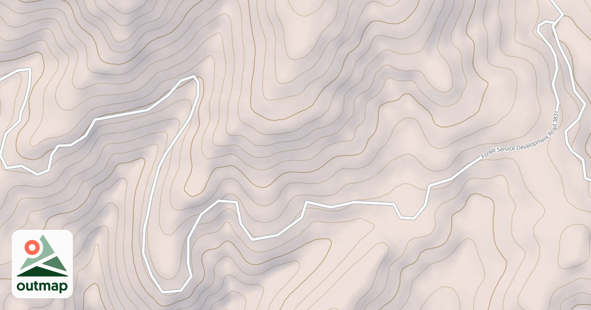 Map of BLAKES FORK RIDGE