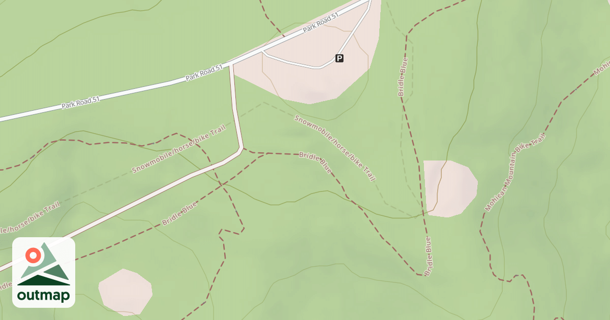 Map of Snowmobile Trail