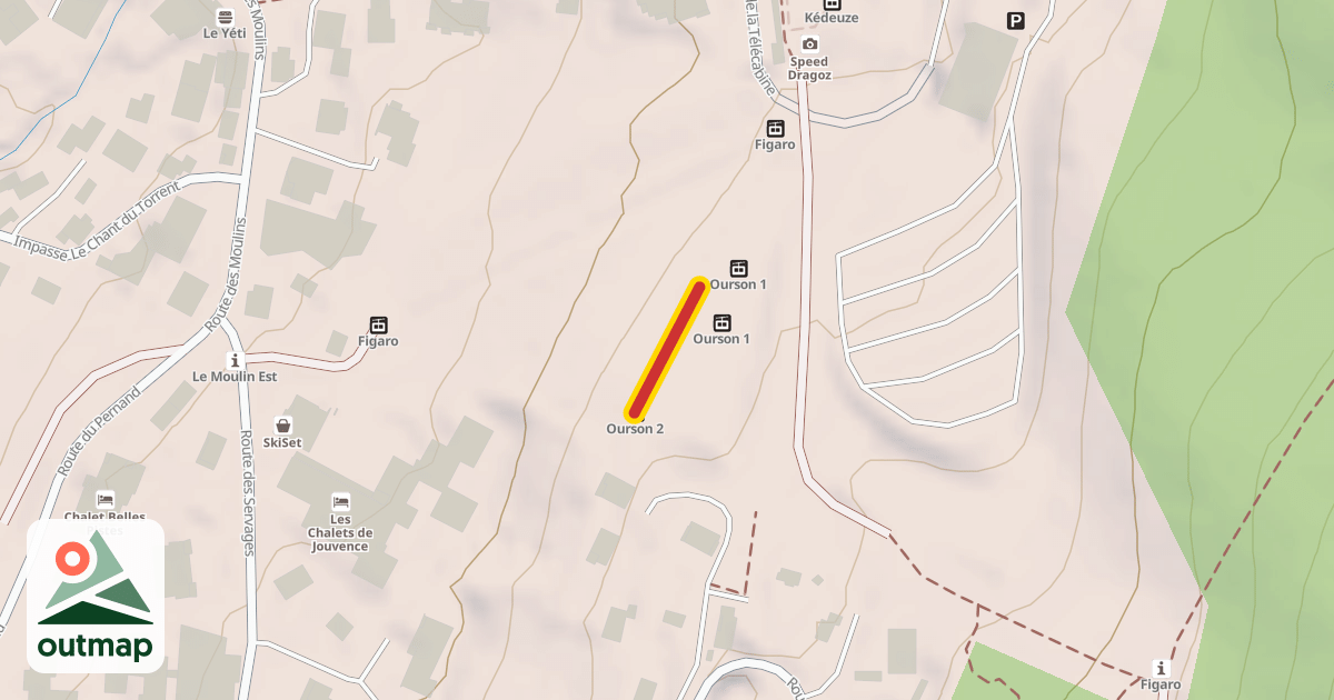 Map of Ourson 2