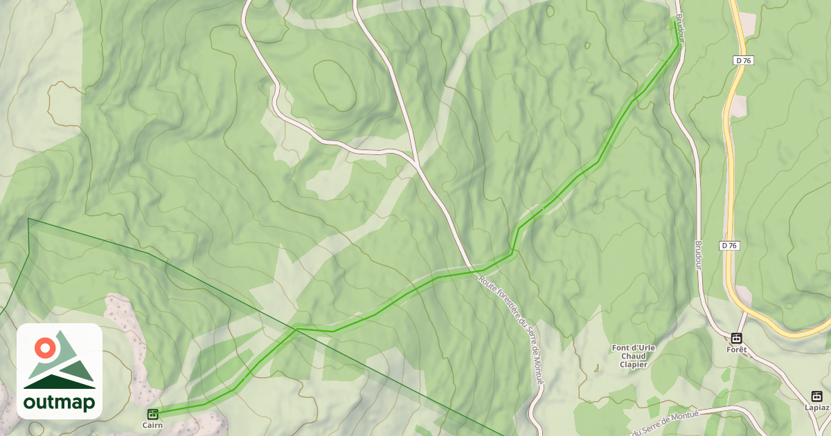 Map of Les mouflons