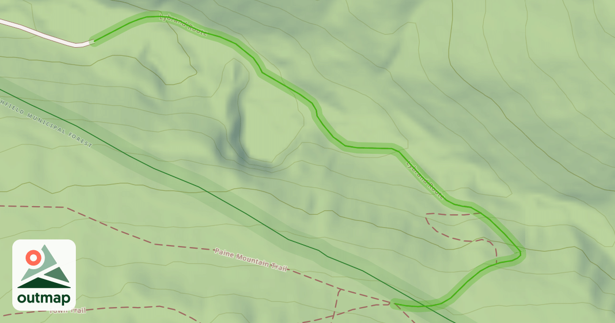Map of Lybrand Route