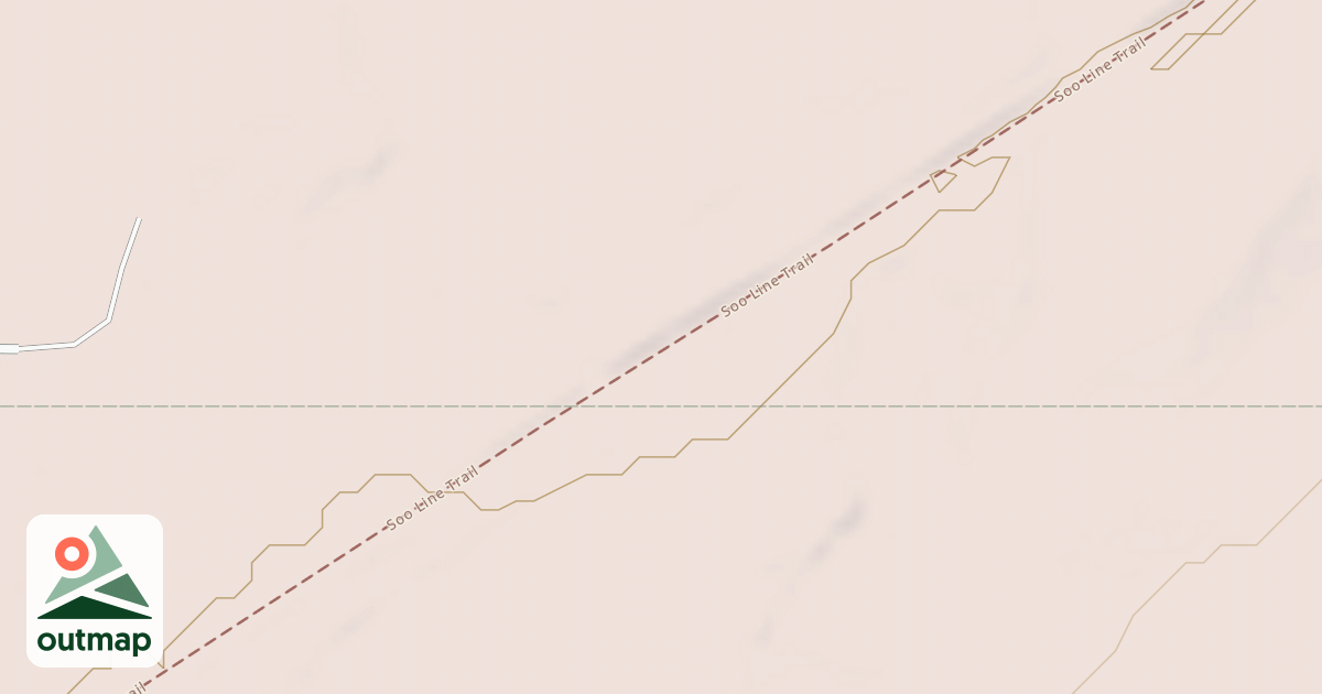 Map of Soo Line South: Carlton