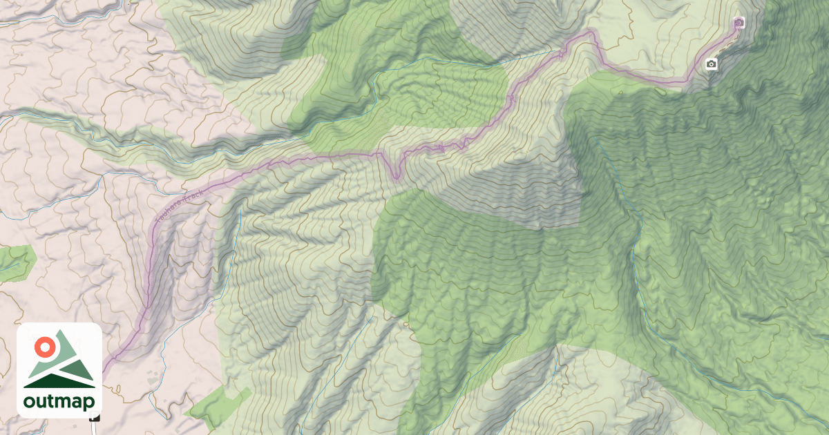 Map of Tauhara Track