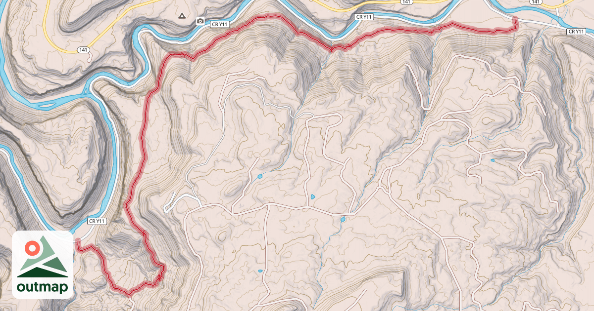 Map of Shamrock Trail (Y-11)