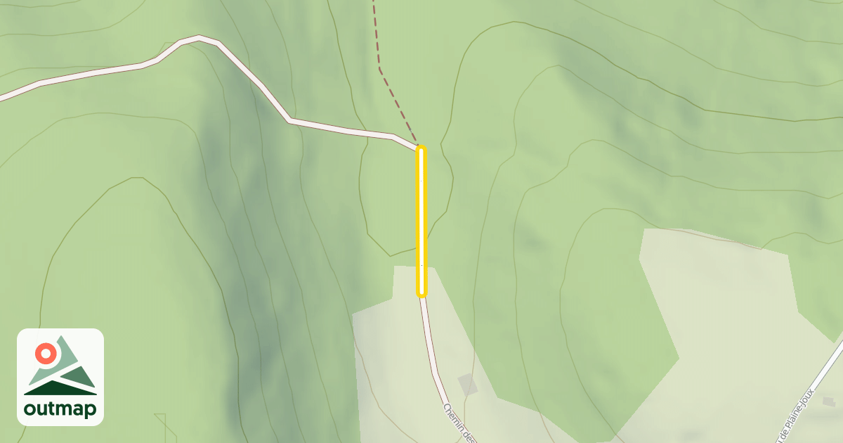 Map of Chemin des Pointes