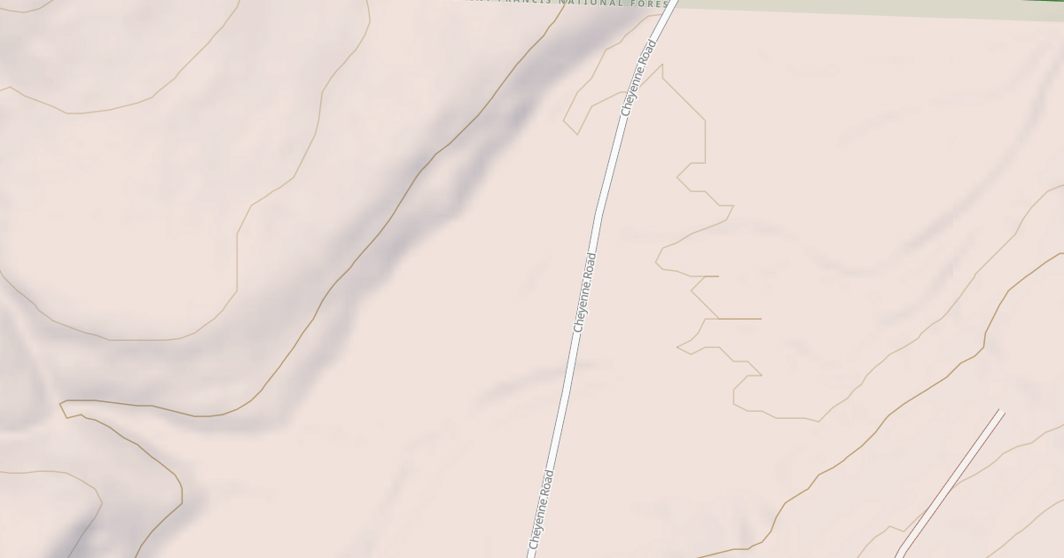 Map preview of USFS National Forest System Roads {196472DA-236D-4887-8E07-776E4D2F7663}