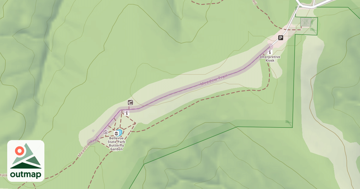 Map of Meadow Trail