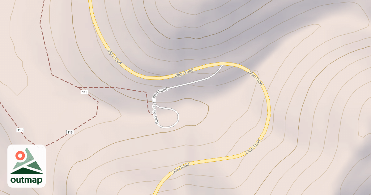 Map of HORSE TRAILHEAD