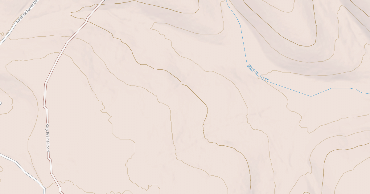 Map preview of USFS National Forest System Roads {09F1BCA4-3E40-46CB-9CF1-F71E388963C2}