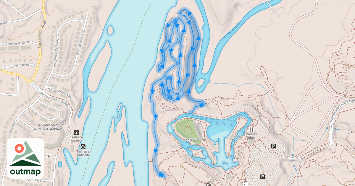 Map of North Main Loop
