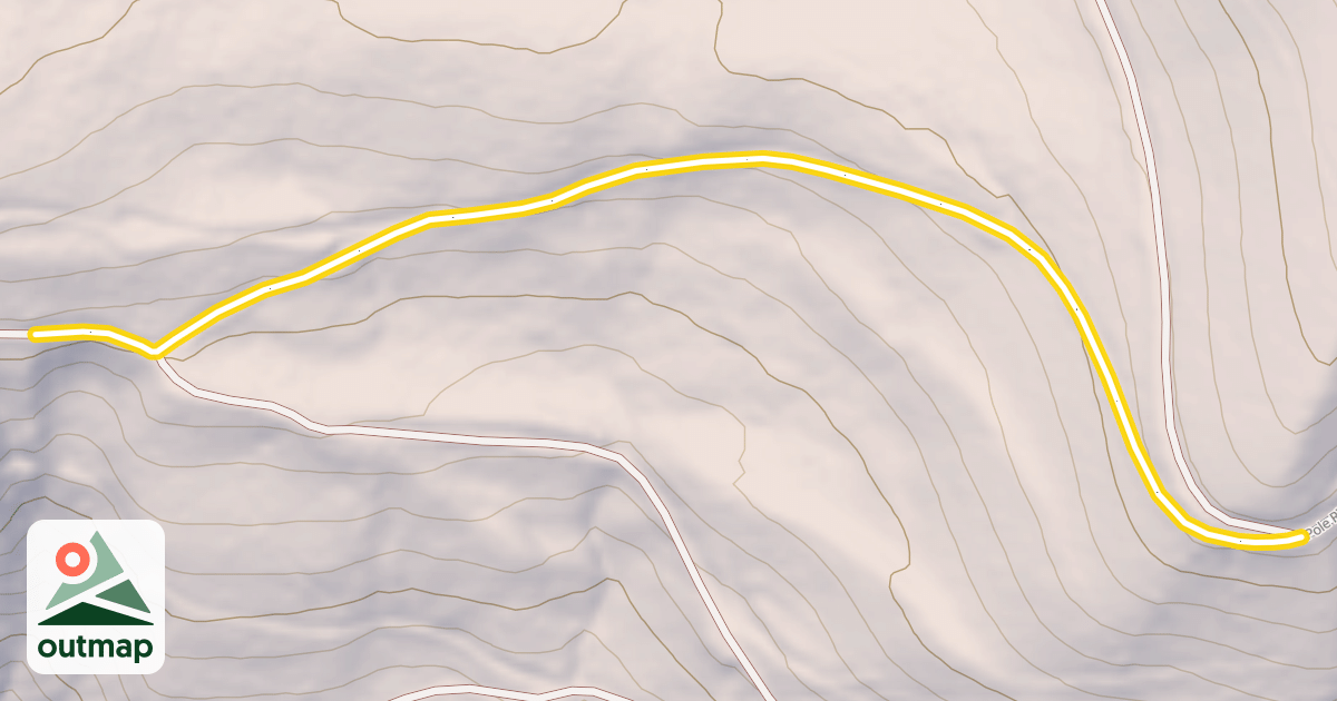 Map of Pole Ridge Road
