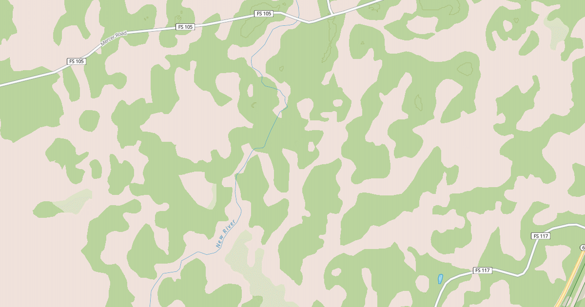Map preview of USFS Motor Vehicle Use Map Roads {2D9E1E81-2A4D-4FAD-917F-8219066ABD97}