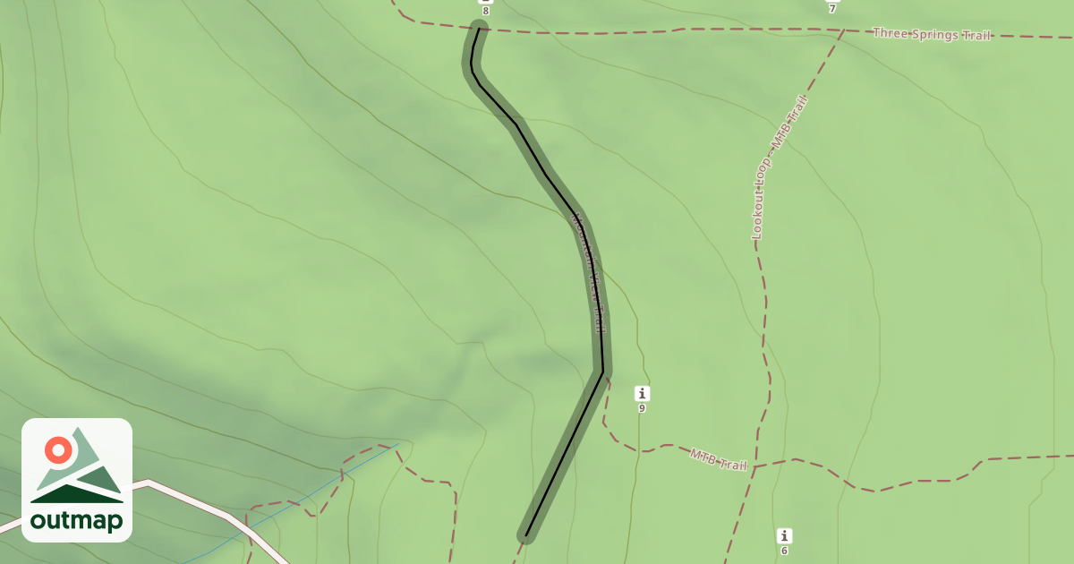 Map of Mountain View Trail