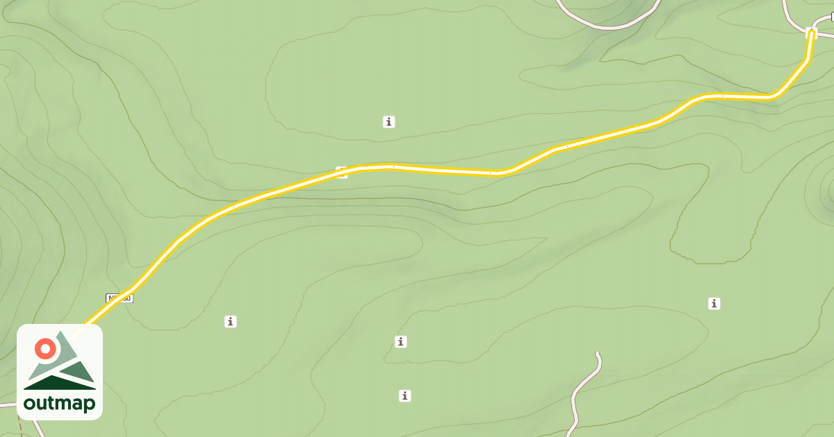 Map of Forest Road 4615-080