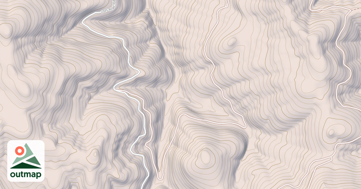 Map of BATEMAN CREEK
