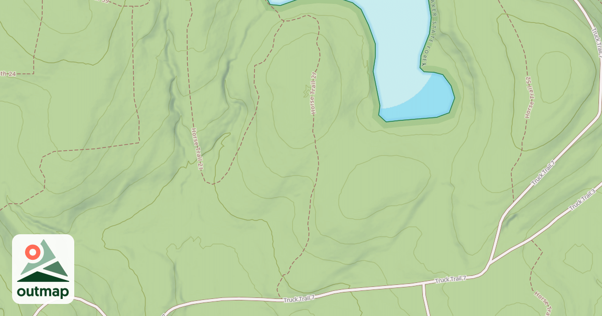 Map of Horse Trail 21