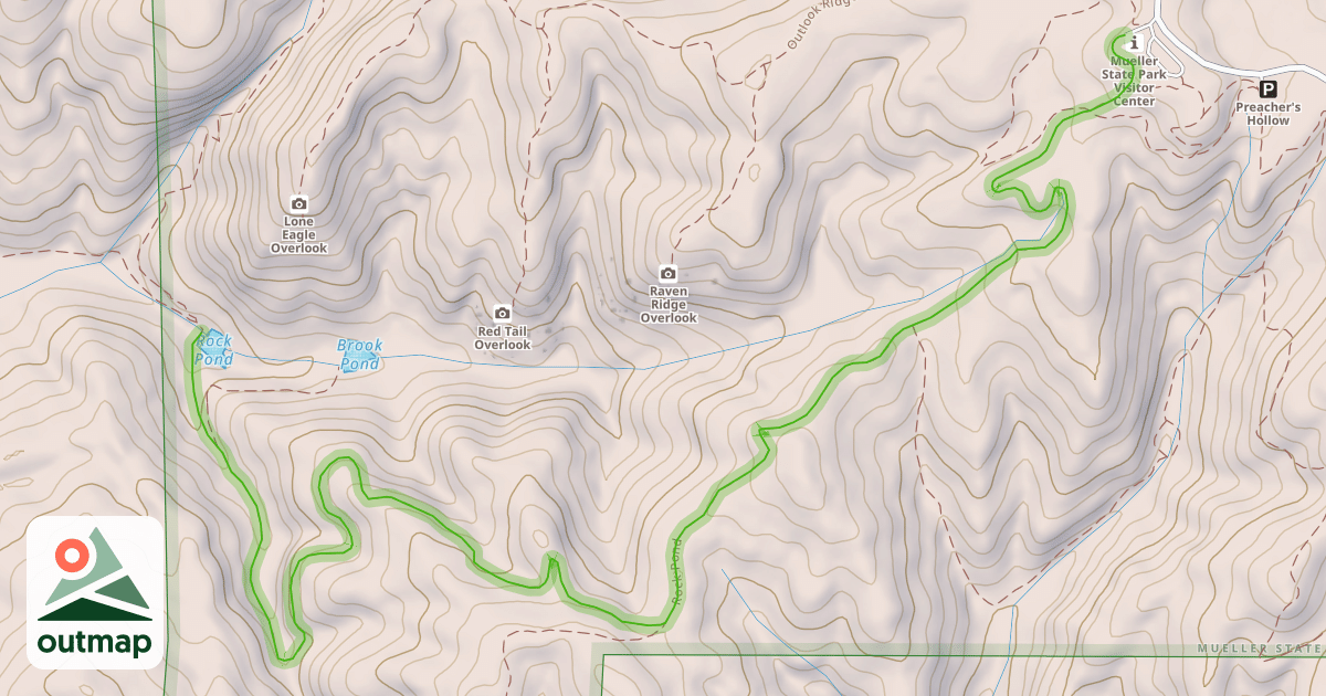 Map of Rock Pond