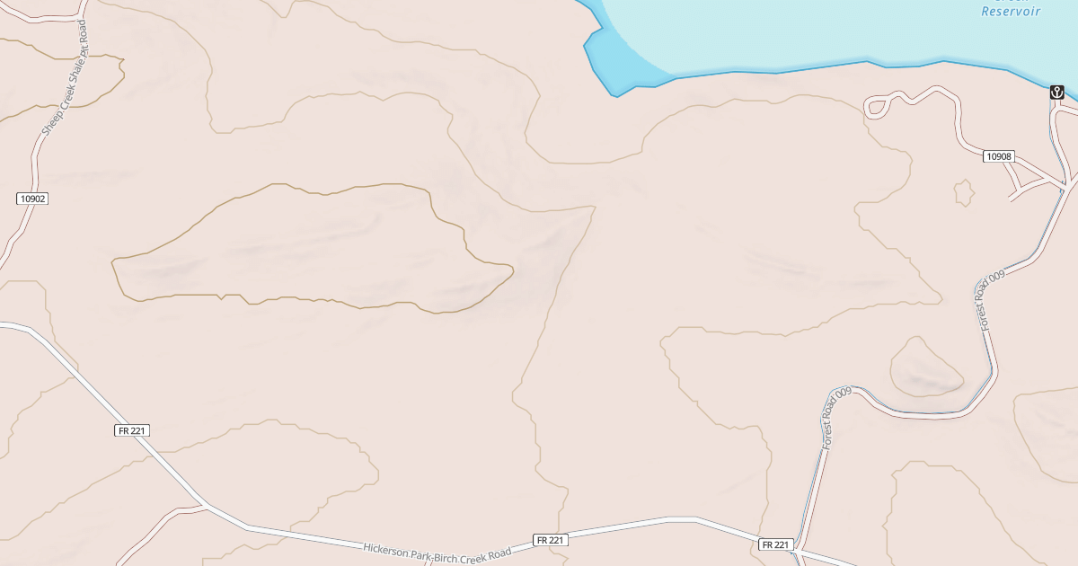 Map preview of HICKERSON PK TO SHEEP CK BYPAS