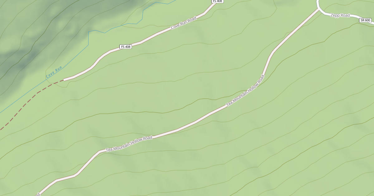 Map preview of TEA MOUNTAIN HOLLOW