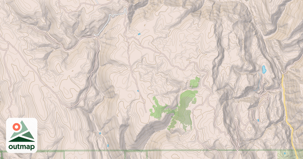 Map of COULTER MESA