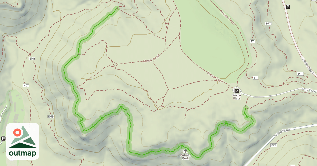 Map of Templeton Trail