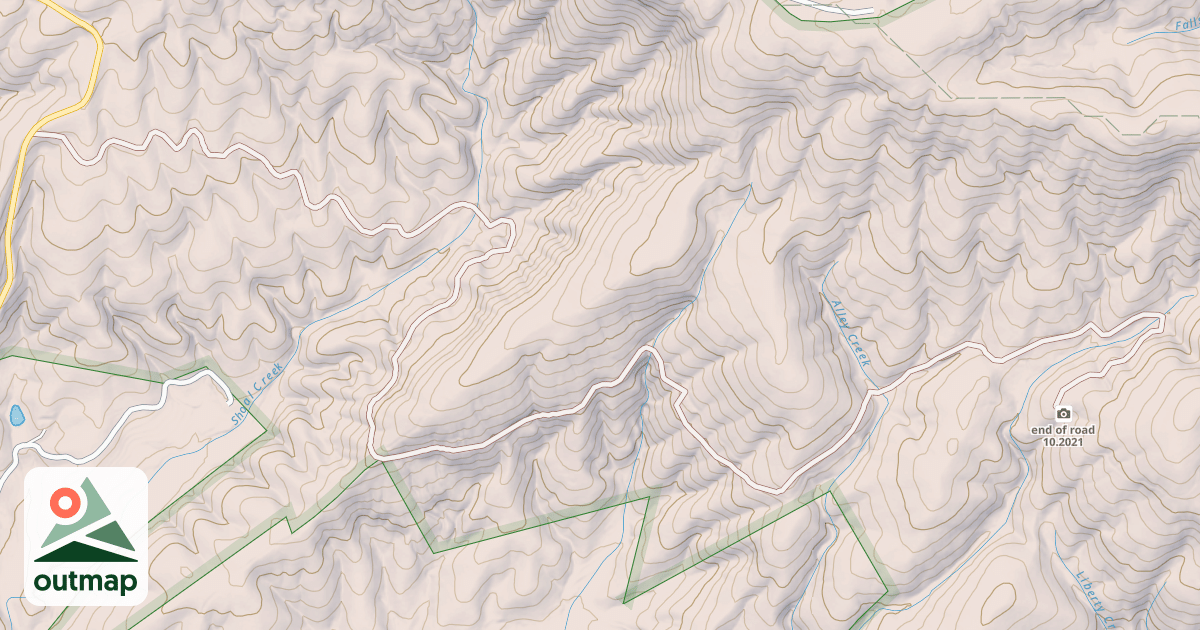 Map of PINEY RIDGE