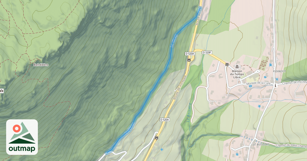 Map of Le Chery