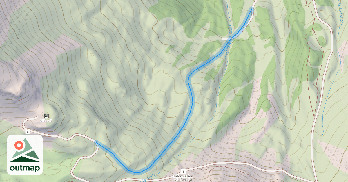 Map of Cibouït