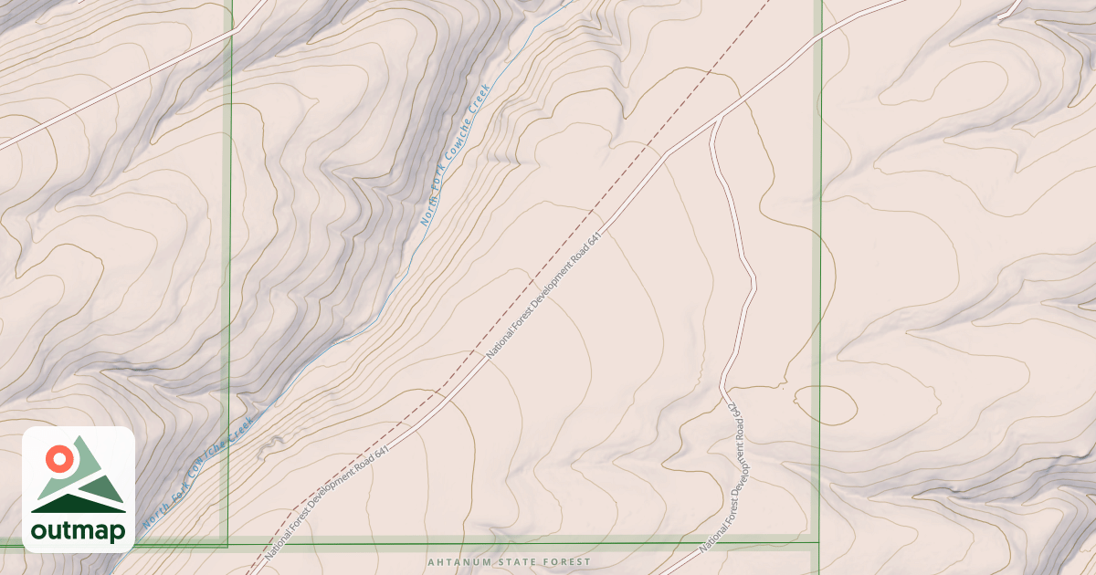 Map of USFS National Forest System Roads {290995DC-8C4A-4C8D-9A49-EF7F5ABCEEAF}