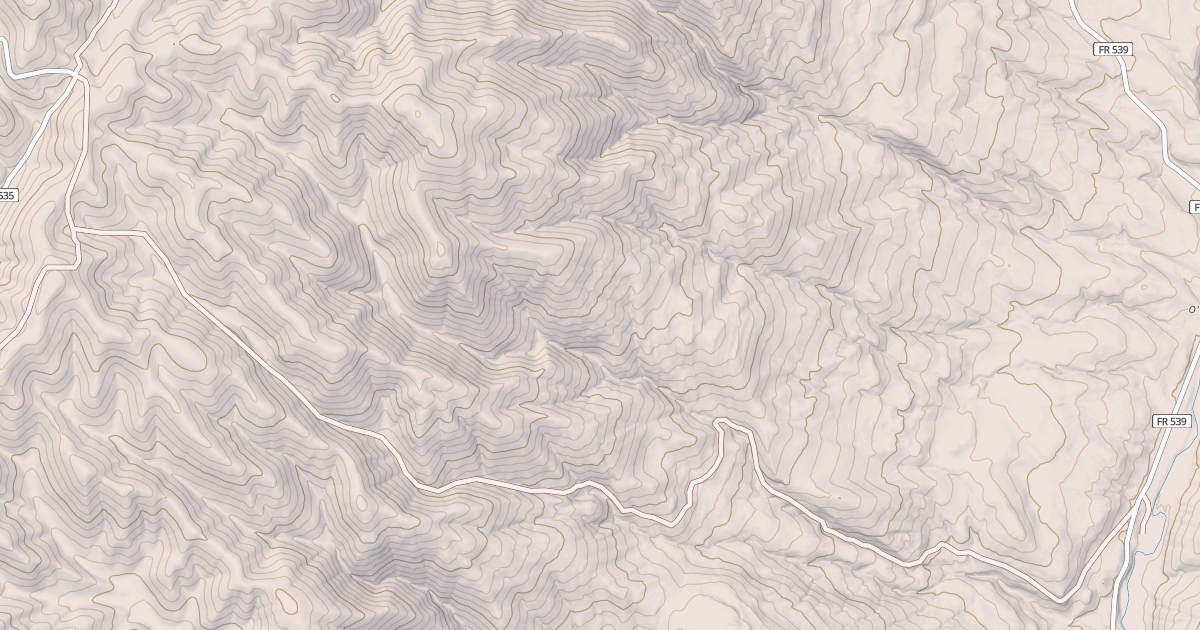 Map preview of USFS Motor Vehicle Use Map Roads {1AEFFE01-5F83-4A42-814F-896680A1537A}