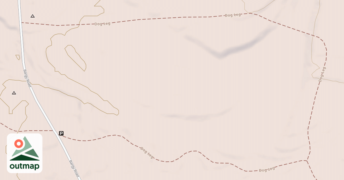 Map of Dog Leg Trail
