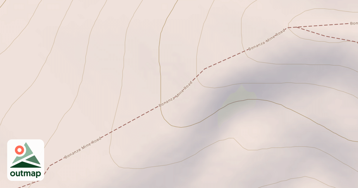 Map of Bonanza Mine Trail