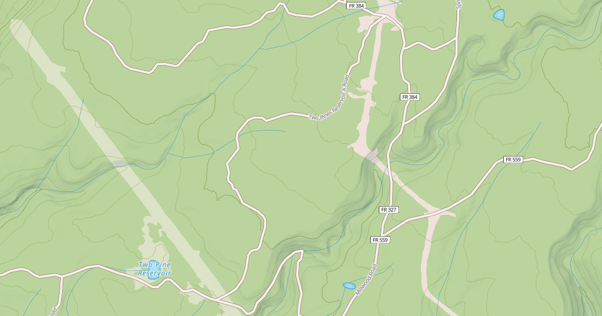 Map preview of TWO PINES RSVR A