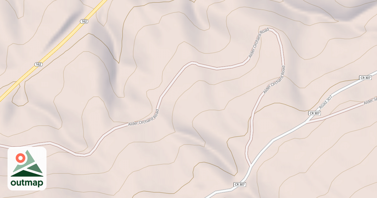 Map of ALDER ORCHARD