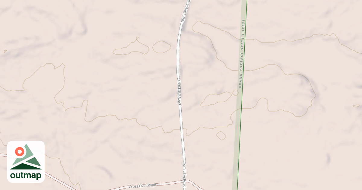Map of Hovland Woods Trail