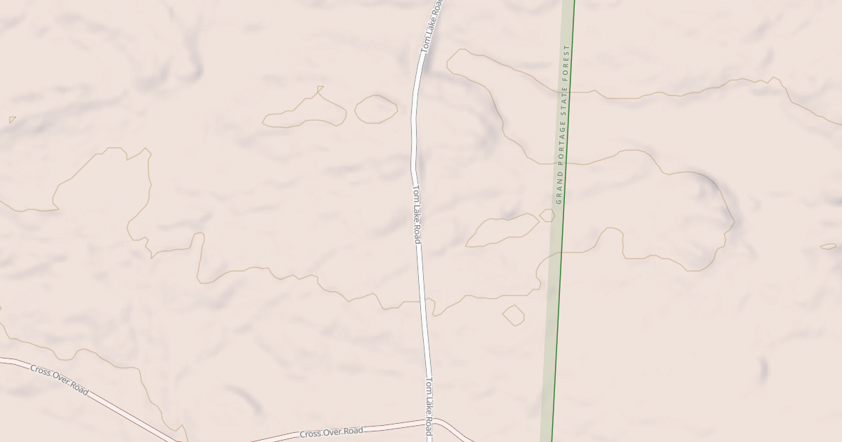Map preview of Hovland Woods Trail