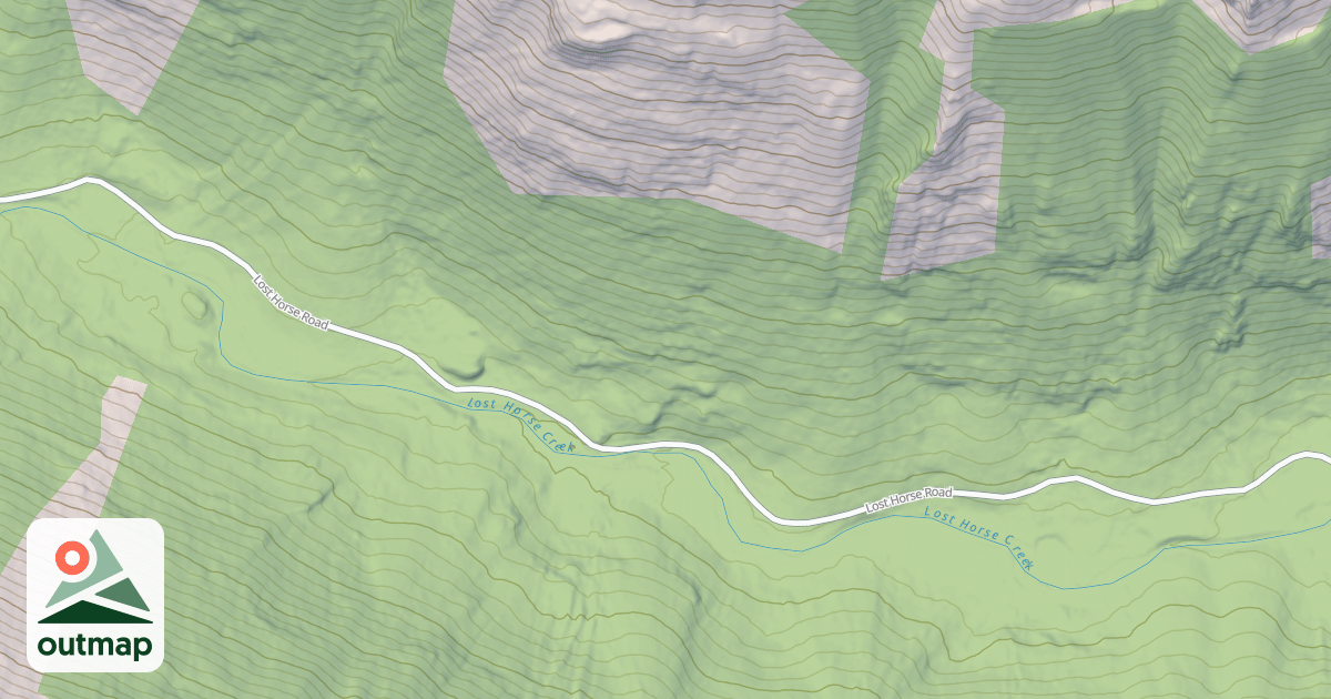 Map of (FDR) LOST HORSE