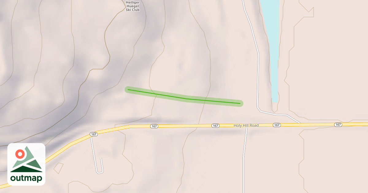 Map of Bunny hill